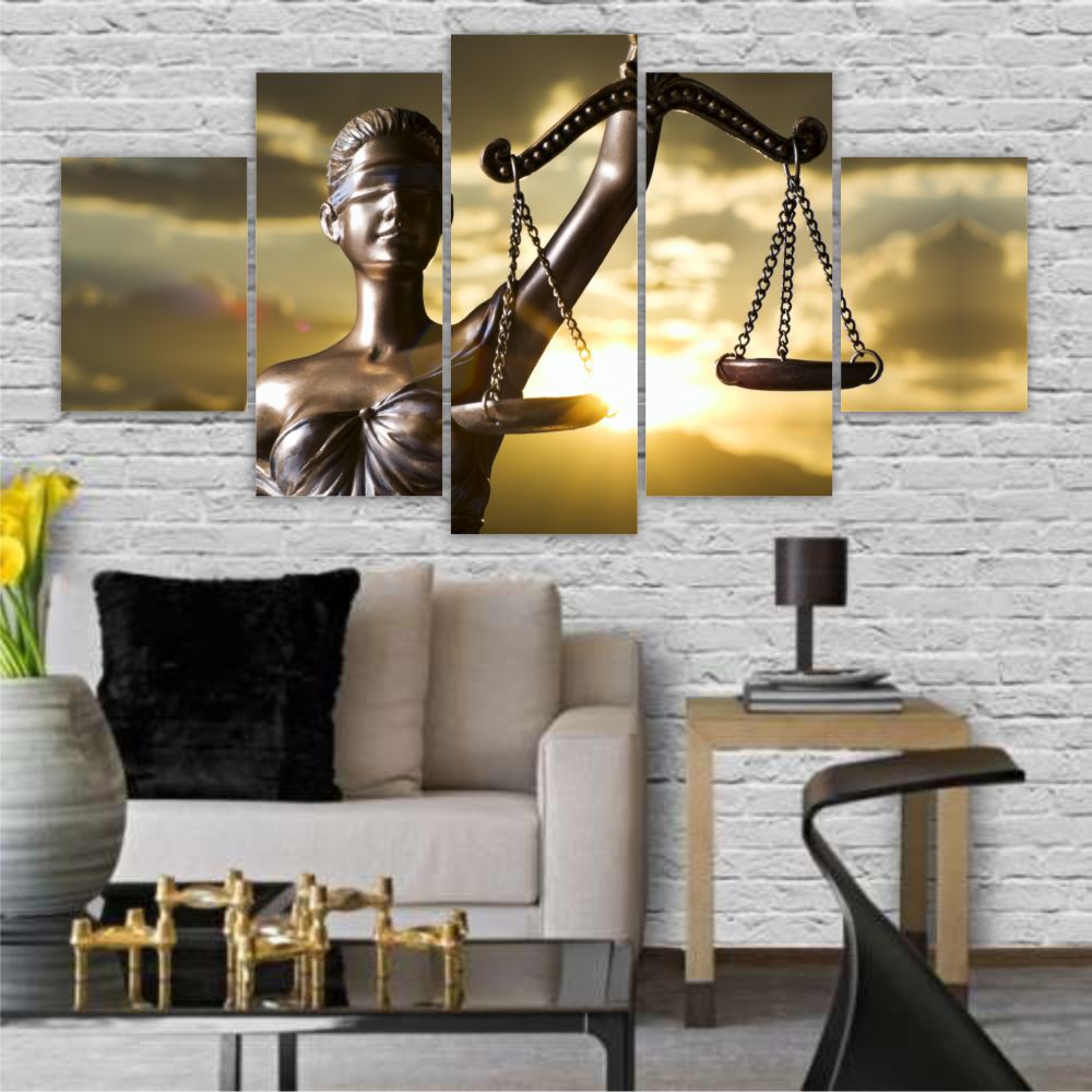 Quadros Decorativos Advocacia Justiça 115x60cm